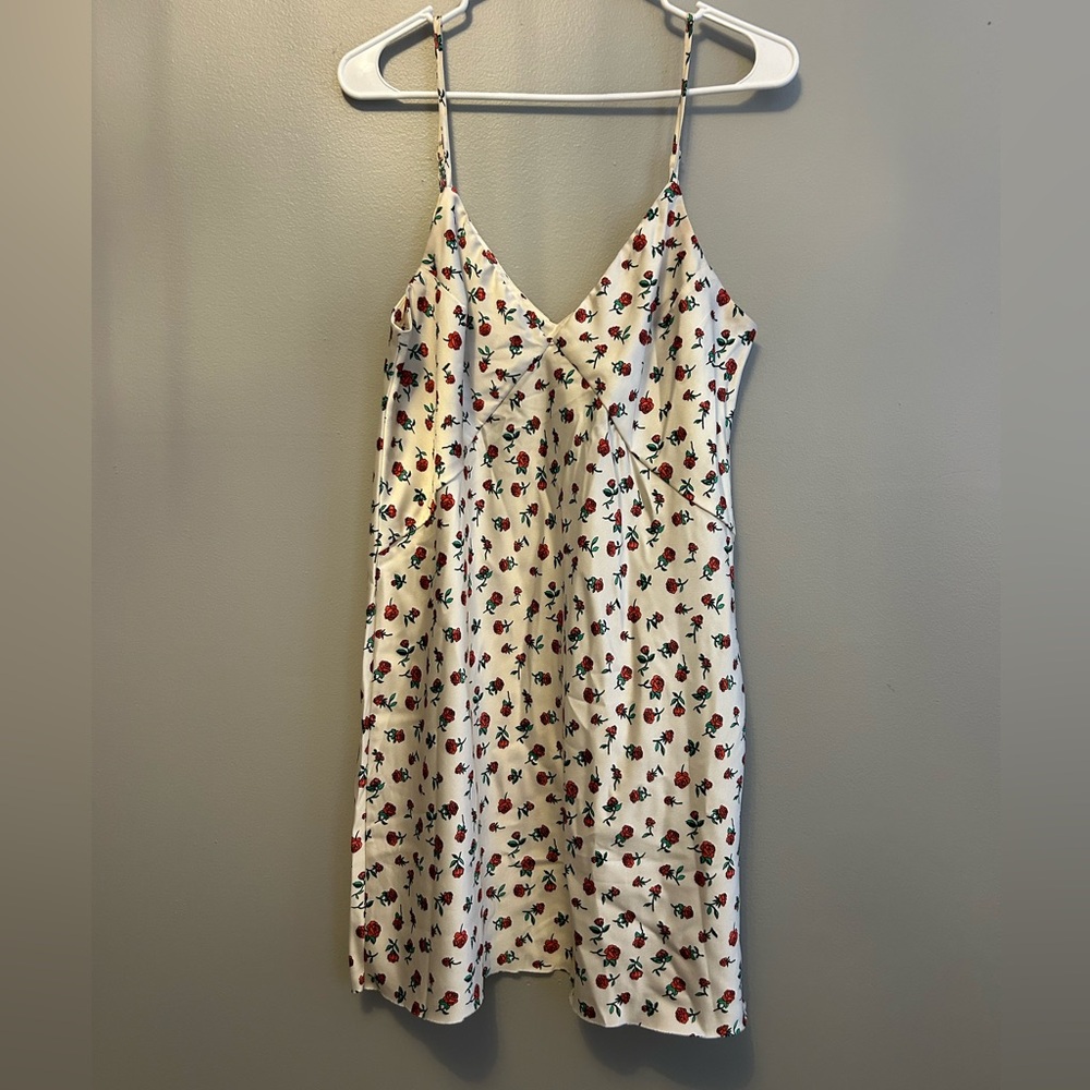 A New Day White Floral Mini Dress